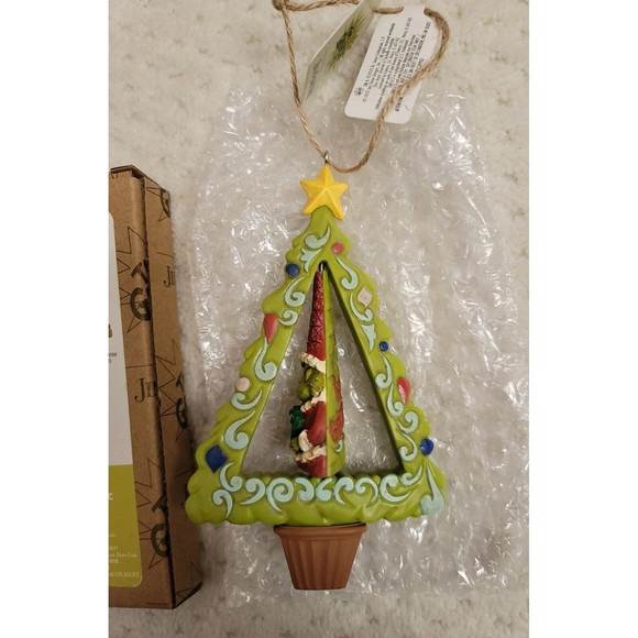 NWT Jim Shore Grinch Gnome Grinchmas Rotating Hanging Tree Ornament - Picture 6 of 6